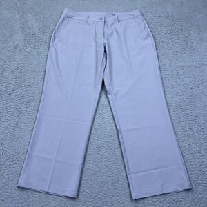 Lesmart Women's Golf Pants Size 14 Standard Fit Grey Stretch Trousers LG18002‎